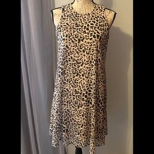 COPY - Calvin Klein lepard print swing dress